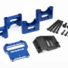 Traxxas Mount, center differential carrier, 6061-T6 aluminum (blue-anodized) – TRX9584X