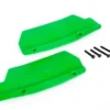Traxxas Mud guards, rear, green (left and right)/ 3×15 CCS (2)/ 3×25 CCS (2) – TRX9519G