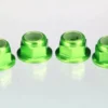 Traxxas Nuts aluminum 4mm green-anodized – TRX1747G
