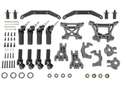 Traxxas Outer Driveline & Suspension Upgrade Kit, extreme heavy duty, gray – TRX9080-GRAY