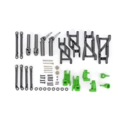 Traxxas Outer Driveline & Suspension Upgrade Kit, extreme heavy duty, green (fits Slash 2WD) – TRX9181-GRN