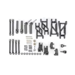 Traxxas Outer Driveline & Suspension Upgrade Kit, extreme heavy duty, black (fits Slash 2WD) – TRX9181