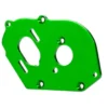 Traxxas Plate, motor, green (4mm thick) (aluminum)/ 3x10mm CS with split and flat washer (2) – TRX9490G