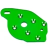 Traxxas Plate motor 6061-T6 aluminum (green-anodized) – TRX10259-GRN