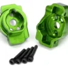 Traxxas Portal drive axle mount, rear, 6061-T6 aluminum (green-anodized) (left and right)/ 2.5×16 CS (4) – TRX8256G