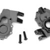 Traxxas Portal housings, inner (front), 6061-T6 aluminum (charcoal gray-anodized) (2)/ 3×12 BCS (2) – TRX8252A