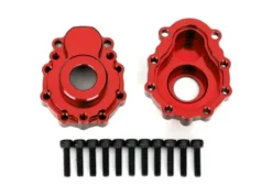 Traxxas Portal housings, outer, 6061-T6 aluminum (red-anodized) (2)/ 2.5×10 CS (12) – TRX8251R