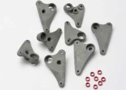 Traxxas Rocker arm set progressive-2 – spacers red-aluminium TRX5358