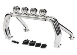 Traxxas Roll bar/ roll bar mounts, left & right/ 2.6x12mm BCS (self-tapping) (4) (fits TRX9212 body)