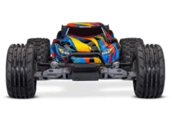 Traxxas Rustler 2WD HD VX3 3S Brushless truggy truck RTR TSM 2.4Ghz 100 km/h zonder accu en lader – Geel