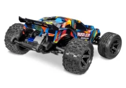 Traxxas Rustler 2WD HD VX3 3S Brushless truggy truck RTR TSM 2.4Ghz 100 km/h zonder accu en lader – Geel