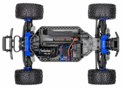 Traxxas Rustler 4X4 BL2-S Brushless 1/10 Stadium Truck Blauw + (GRATIS Traxxas 3000mah 7.4V 2S Lipo + Traxxas Charger EZ-Peak USB-C 40W lader twv €68.90)