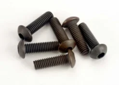 Traxxas Screws, 3x10mm button-head machine (hex drive) (6) – TRX2577