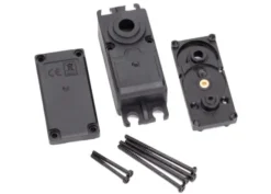 Traxxas Servo case, plastic (top, middle, bottom)/ gaskets/ hardware (for 2250, 2255 servos) – TRX2251