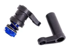 Traxxas Servo saver/ servo saver spring/ servo horn, steering (assembled) – TRX9545