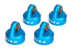 Traxxas Shock caps, aluminum (blue-anodized), King Shocks (4) – TRX8457