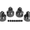 Traxxas Shock caps, aluminum (gray-anodized), GTX shocks (4)/ spacers (8) – TRX7764-GRAY