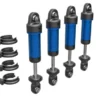 Traxxas Shocks, GTM, 6061-T6 aluminum (blue-anodized) (fully assembled w/o springs) (4) – TRX9764-BLUE