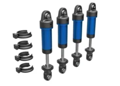Traxxas Shocks, GTM, 6061-T6 aluminum (blue-anodized) (fully assembled w/o springs) (4) – TRX9764-BLUE