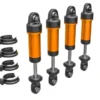 Traxxas Shocks, GTM, 6061-T6 aluminum (orange-anodized) (fully assembled w/o springs) (4) – TRX9764-ORNG