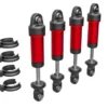 Traxxas Shocks, GTM, 6061-T6 aluminum (red-anodized) (fully assembled w/o springs) (4) – TRX9764-RED