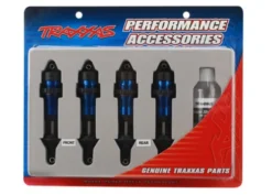 Traxxas Shocks GTR aluminum – blue-anodized bodies with TiN shafts – TRX5460A