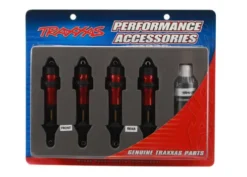 Traxxas Shocks GTR aluminum – red-anodized bodies with TiN shafts – TRX5460R