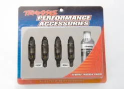 Traxxas Shocks, GTR hard anodized, PTFE-coated bodies with TiN shafts (fully assembled, without springs) (4) – TRX7061X