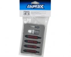 Traxxas Shocks, GTR hard-anodized, PTFE-coated aluminum bodies with TiN shafts (fully assembled w/ springs) (4) / 2.5x10mm CS (8) – TRX7665