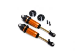 Traxxas Shocks, GTR xx-long orange-anodized, PTFE-coated bodies with TiN shafts (fully assembled, without springs) (2) – TRX7462-ORNG