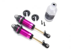 Traxxas Shocks, GTR xx-long pink-anodized, PTFE-coated bodies with TiN shafts (fully assembled, without springs) (2) – TRX7462-PINK