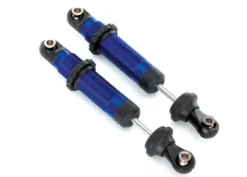 Traxxas Shocks, GTS, aluminum (blue-anodized) (assembled with spring retainers) (2) – TRX8260A
