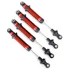 Traxxas Shocks, GTS, aluminum (red-anodized) (assembled without springs) (4) (for use with TRX8140R TRX-4 Long Arm Lift Kit) – TRX8160R