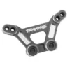 Traxxas Shock tower front 6061-T6 aluminum (gray-anodized)/ 3x15mm BCS (with threadlock)-TRX10538-GRAY