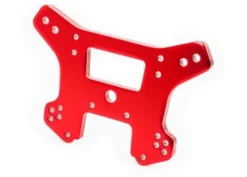 Traxxas Shock tower, front, 6061-T6 aluminum (red-anodized) – TRX9539R