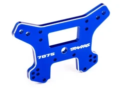 Traxxas Shock tower, front, 7075-T6 aluminum (blue-anodized) (fits Sledge) – TRX9639