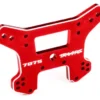 Traxxas Shock tower, front, 7075-T6 aluminum (red-anodized) (fits Sledge) – TRX9639R