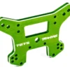 Traxxas Shock tower, front, 7075-T6 aluminum (green-anodized) (fits Sledge) – TRX9639G
