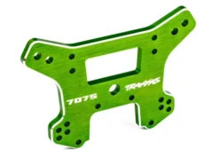 Traxxas Shock tower, front, 7075-T6 aluminum (green-anodized) (fits Sledge) – TRX9639G