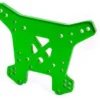 Traxxas Shock tower, rear, 6061-T6 aluminum (green-anodized) – TRX9538G