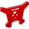 Traxxas Shock tower, rear, 7075-T6 aluminum (red-anodized) (fits Sledge) – TRX9638R