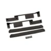 Traxxas Side skirts left & right, retainers left & right, 3x8mm BCS 6 fits #6958 body – TRX6994