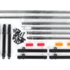 Traxxas Side trim, left & right (chrome)/ LED lens/ 2.6x8mm BCS (14)/ 2.6x10mm BCS (6) (fits TRX9230 body) – TRX9231