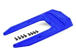 Traxxas Skidplate, chassis, blue (fits Sledge) – TRX9623X