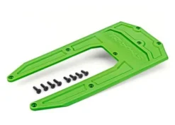 Traxxas Skidplate, chassis, green (fits Sledge) – TRX9623G