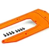 Traxxas Skidplate, chassis, orange (fits Sledge) – TRX9623T