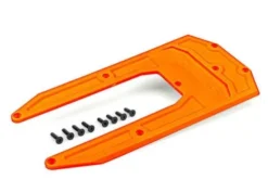 Traxxas Skidplate, chassis, orange (fits Sledge) – TRX9623T