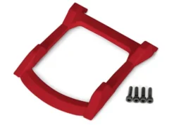 Traxxas Skid plate, roof (body) (red)/ 3x12mm CS (4) – TRX6728R