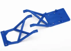 Traxxas Skid plates, front & rear (blue) – TRX3623X