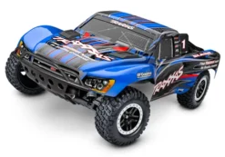 Traxxas Slash Brushless 1/10-Scale 2WD Short Course Racing Truck TQ 2.4GHz – Blauw – zonder batterij en lader